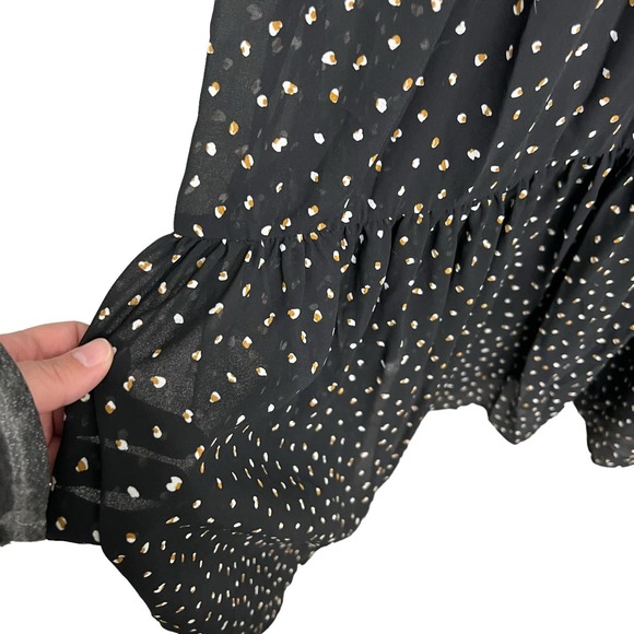 NWT SEE AND BE SEEN floral boho coastal cowgirl maxi dress. Sz Medium - Picture 7 of 11